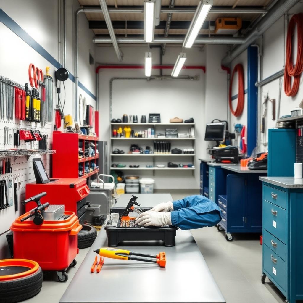 ProFix professional workshop with tools